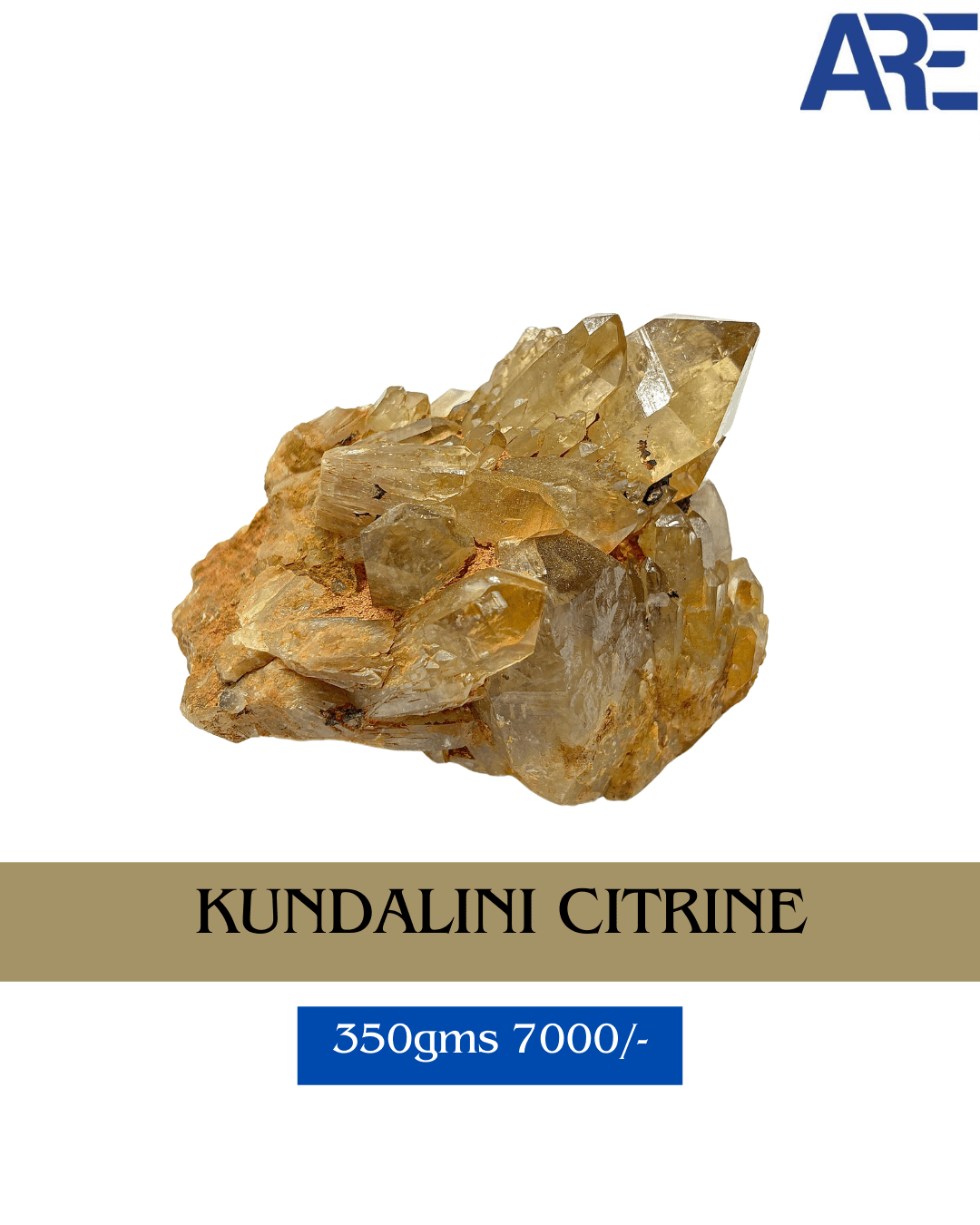 Kundalini Citrine - AEORA ROCKS INDIA - Healing Crystals superstore