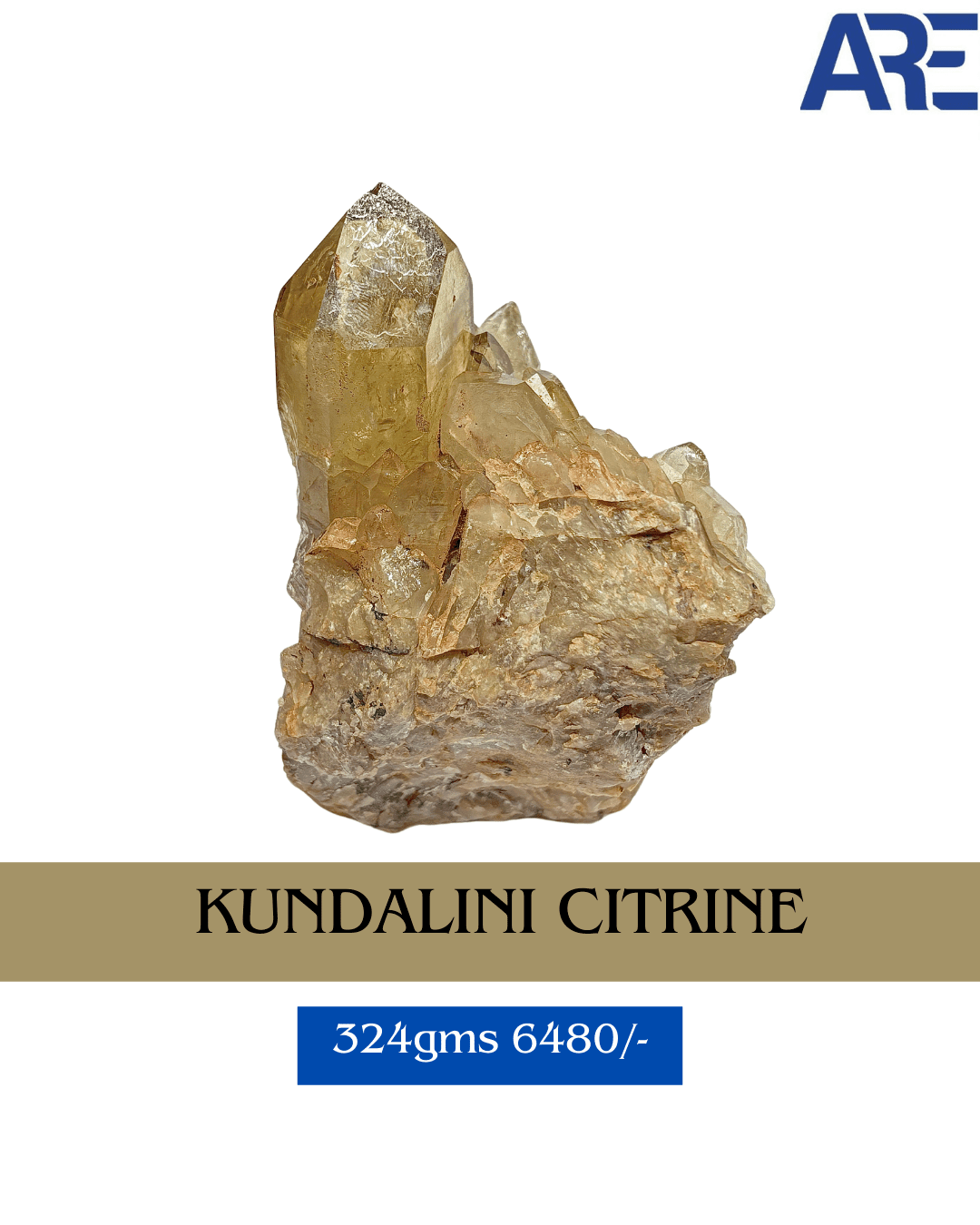 Kundalini Citrine - AEORA ROCKS INDIA - Healing Crystals superstore