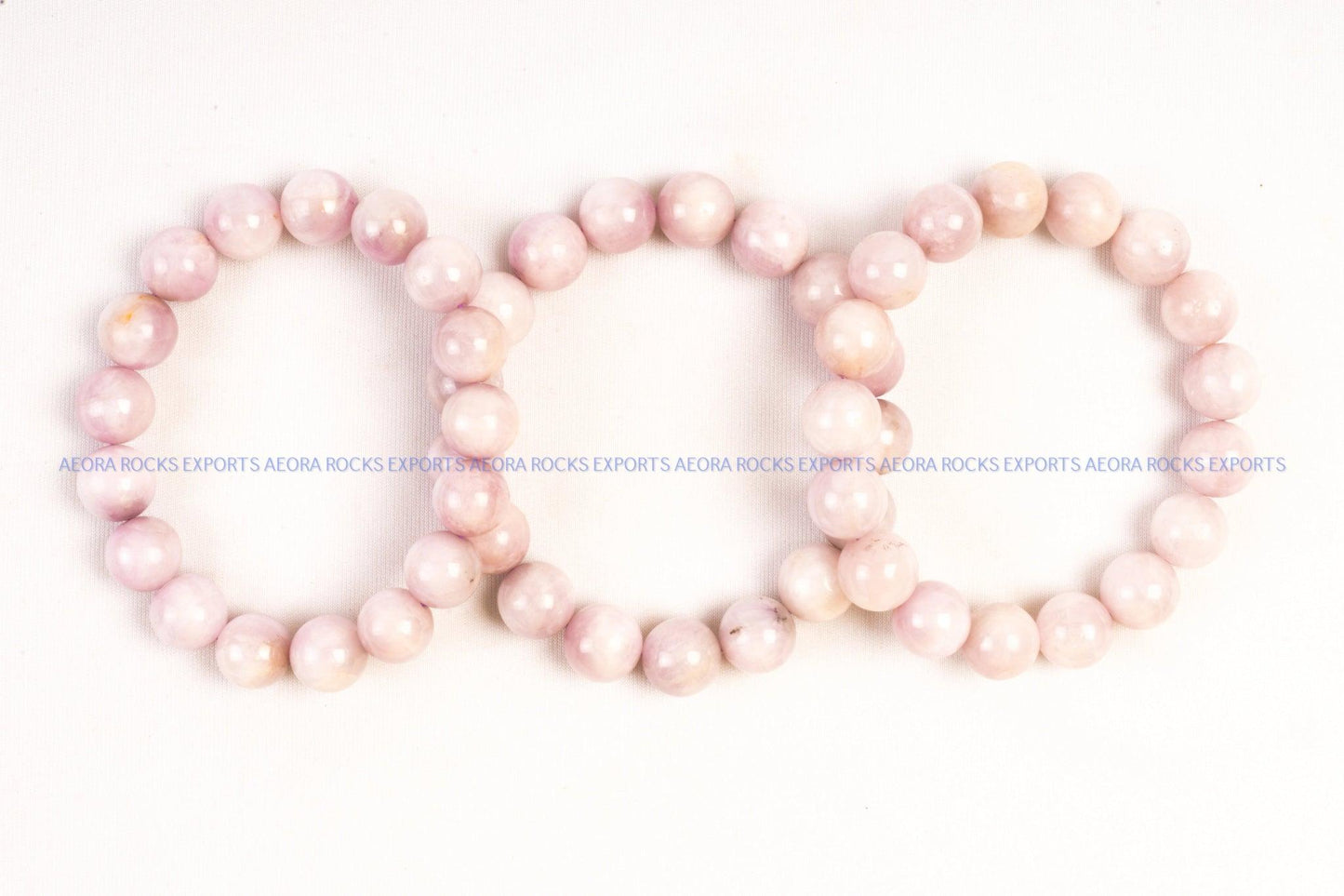 Kunzite Bead Bracelet in India - Aeora Rocks - AEORA ROCKS INDIA - Healing Crystals superstore