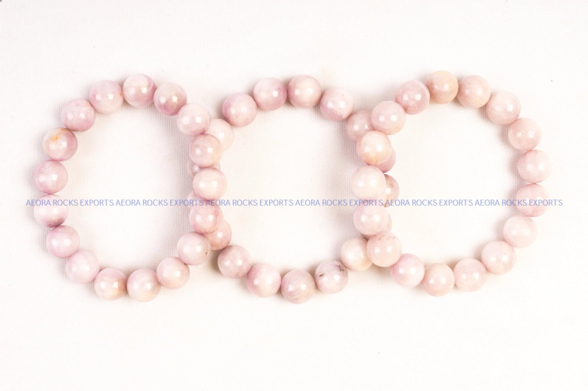 Kunzite Bead Bracelet in India - Aeora Rocks - AEORA ROCKS INDIA - Healing Crystals superstore