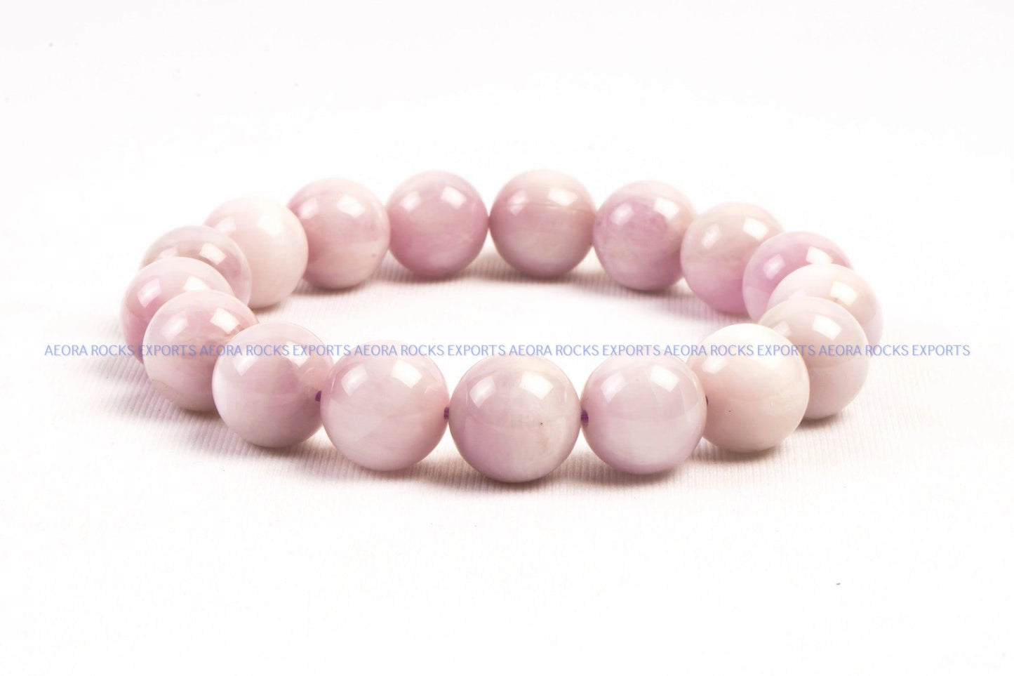Kunzite Bead Bracelet in India - Aeora Rocks - AEORA ROCKS INDIA - Healing Crystals superstore