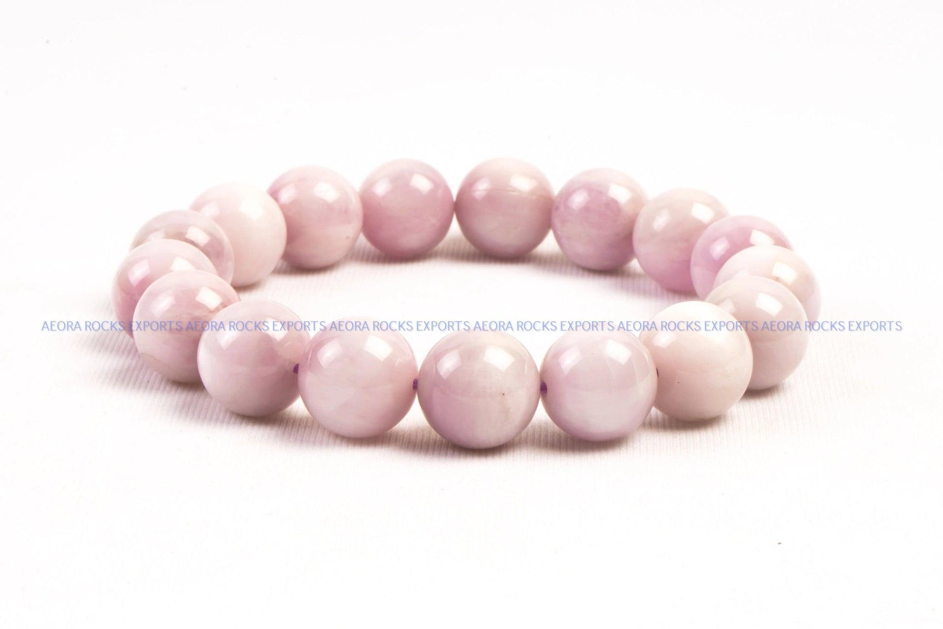 Kunzite Bead Bracelet in India - Aeora Rocks - AEORA ROCKS INDIA - Healing Crystals superstore