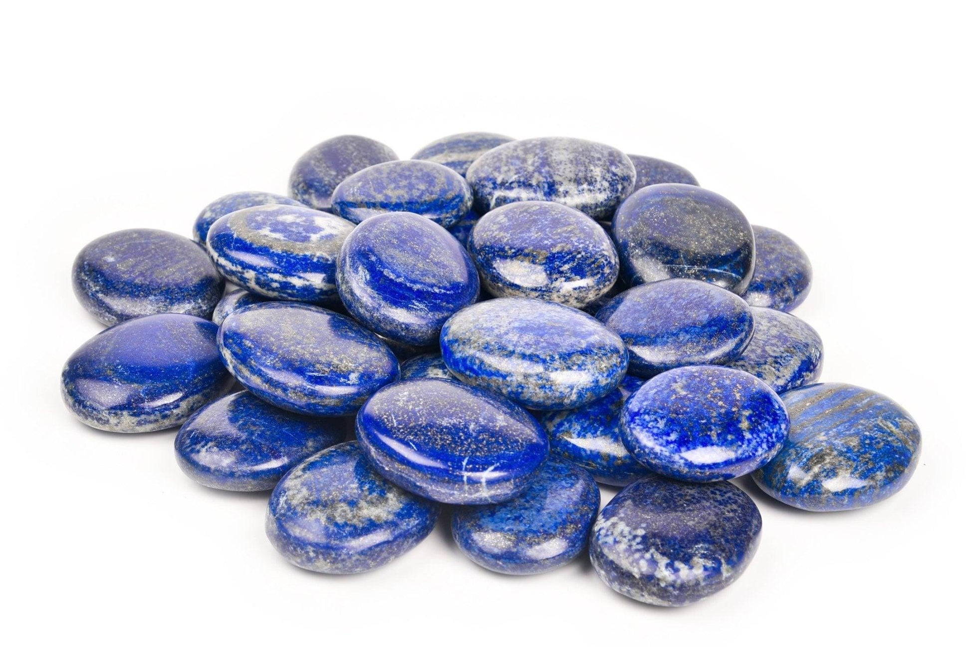 Lapis lazuli Palmstone in India - Aeora Rocks - AEORA ROCKS INDIA - Healing Crystals superstore