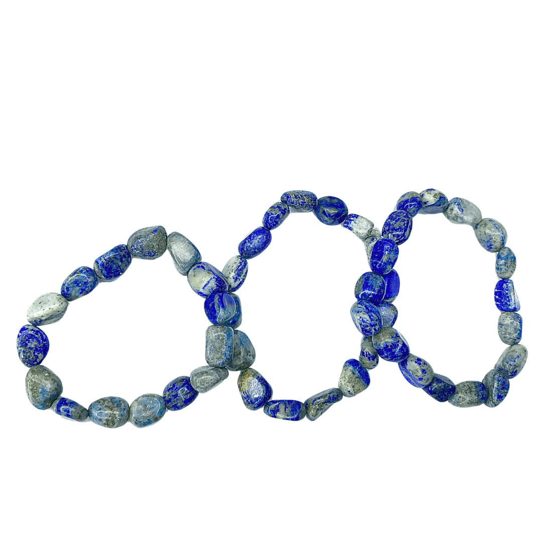 Lapis Lazuli Tumbled Bracelet - AEORA ROCKS INDIA - Healing Crystals superstore