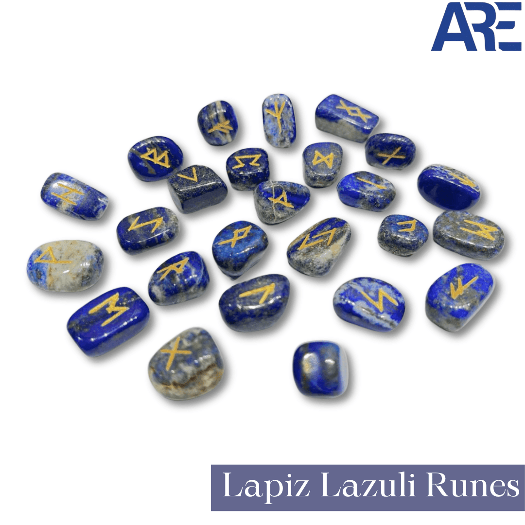 Lapiz Lazuli Runes in India - Aeora Rocks - AEORA ROCKS INDIA - Healing Crystals superstore