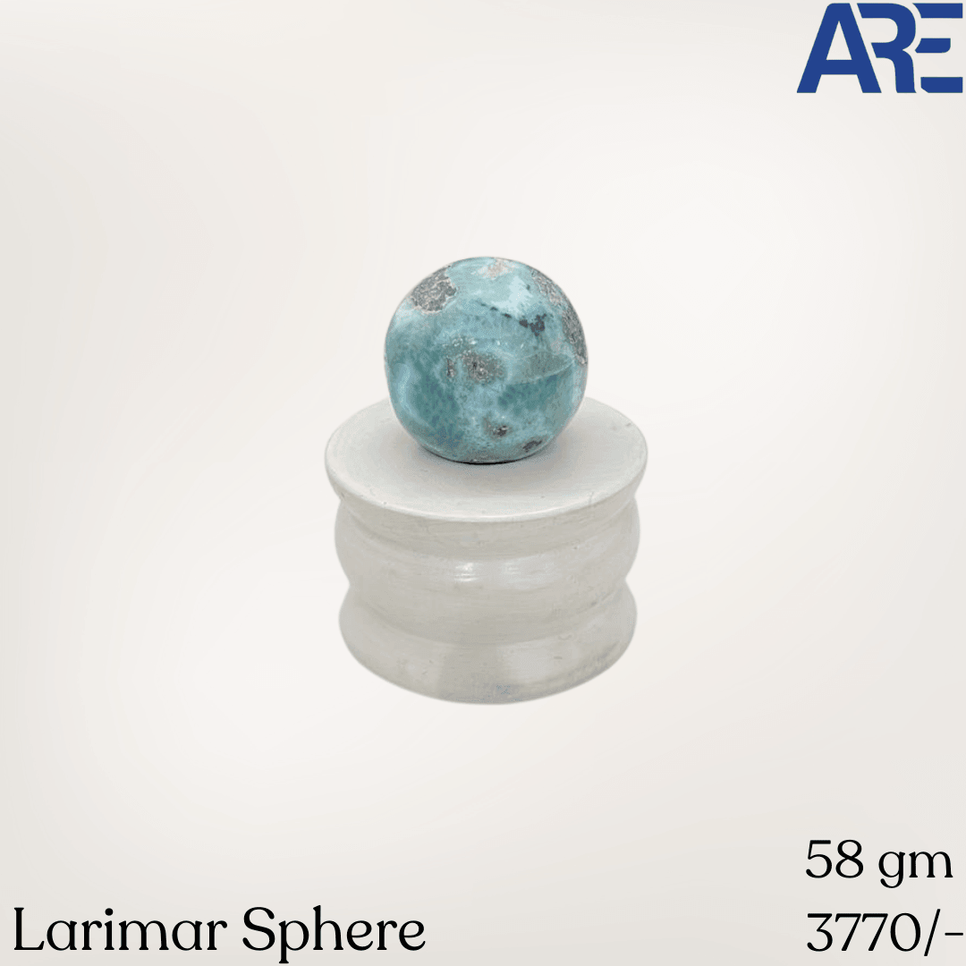 Larimar Sphere - AEORA ROCKS INDIA - Healing Crystals superstore