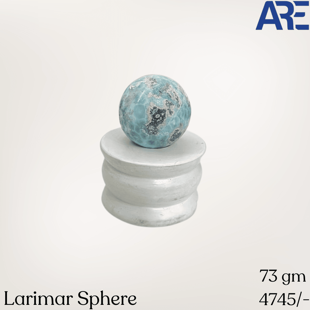 Larimar Sphere - AEORA ROCKS INDIA - Healing Crystals superstore