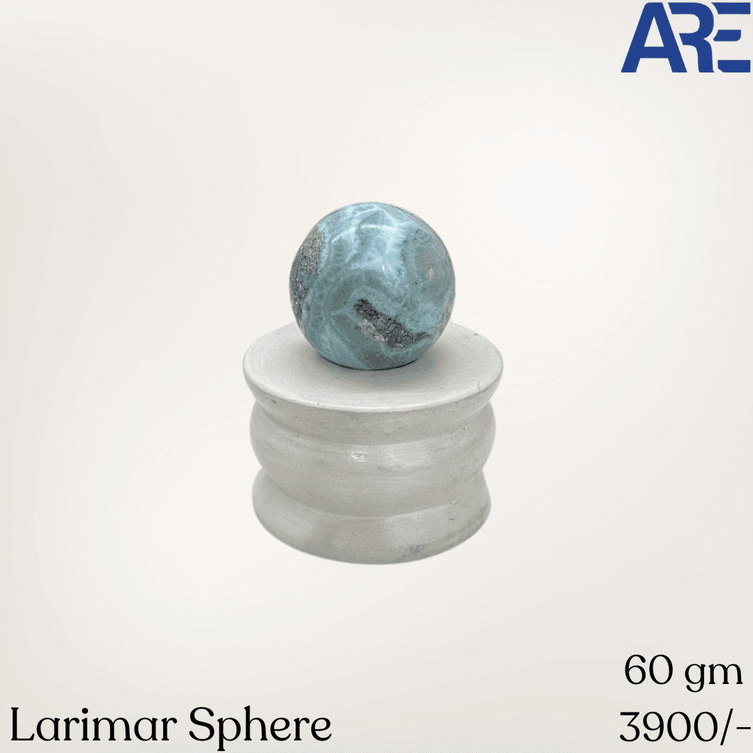 Larimar Sphere - AEORA ROCKS INDIA - Healing Crystals superstore
