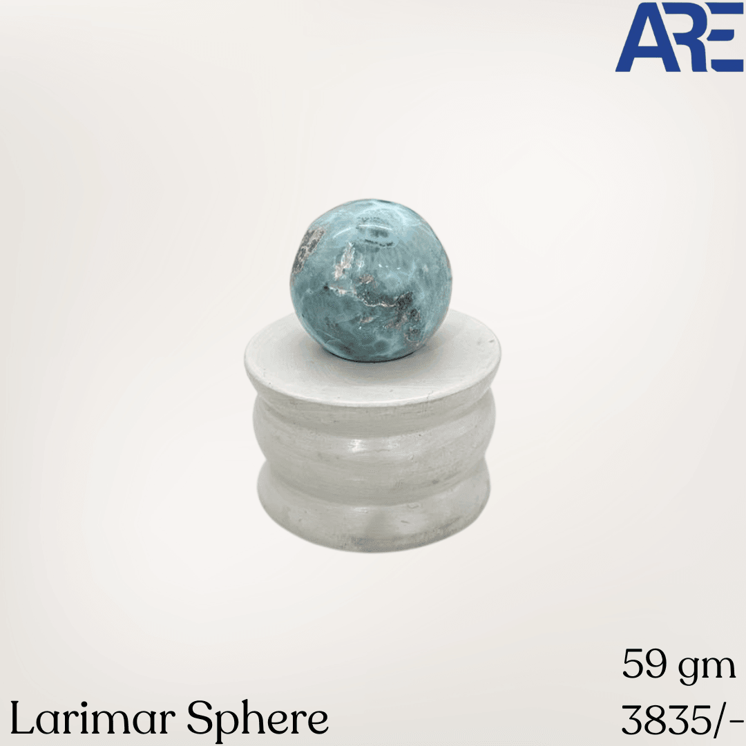 Larimar Sphere - AEORA ROCKS INDIA - Healing Crystals superstore