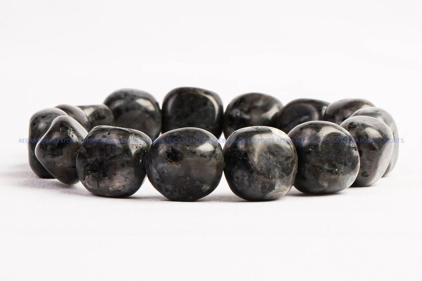 Larvikite Tumbled Bracelet in India - Aeora Rocks - AEORA ROCKS INDIA - Healing Crystals superstore