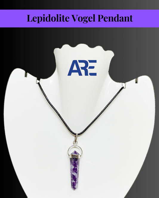 Lepidolite Vogel Pendant - AEORA ROCKS INDIA - Healing Crystals superstore