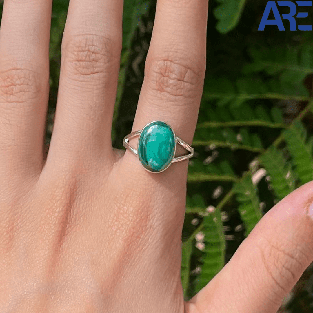 Malachite Ring - AEORA ROCKS INDIA - Healing Crystals superstore