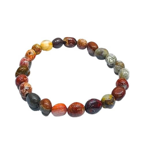 Mexican Lace Agate Tumbled Bracelet - AEORA ROCKS INDIA - Healing Crystals superstore