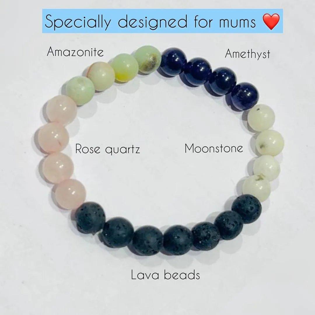 Mom Bead Bracelet - AEORA ROCKS INDIA - Healing Crystals superstore