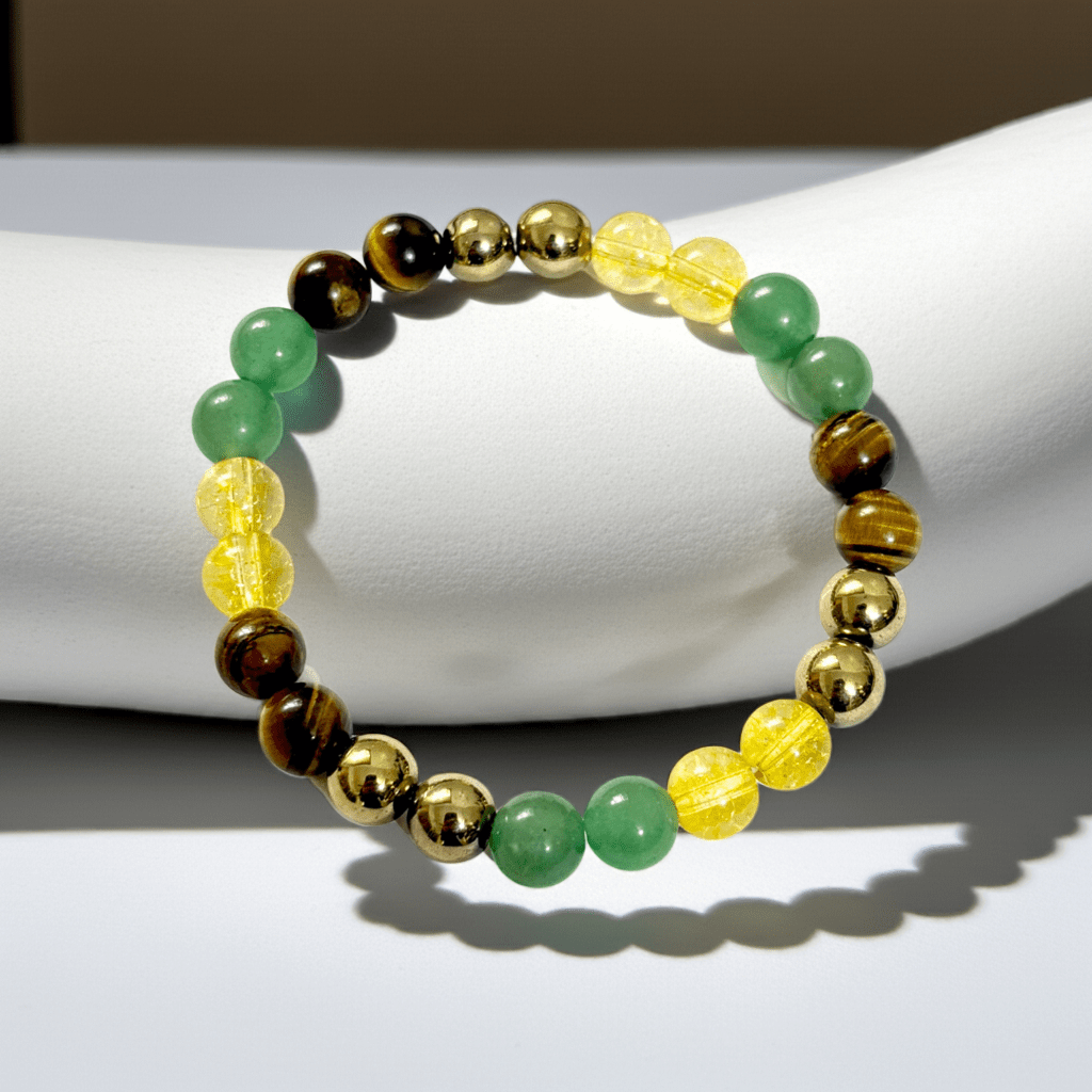 Money Magnet Bead Bracelet - AEORA ROCKS INDIA - Healing Crystals superstore
