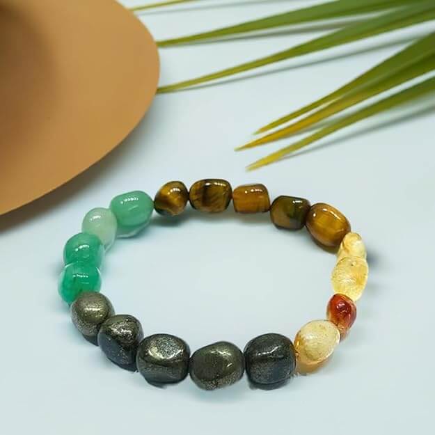 Money Magnet Tumbled Bracelet - AEORA ROCKS INDIA - Healing Crystals superstore