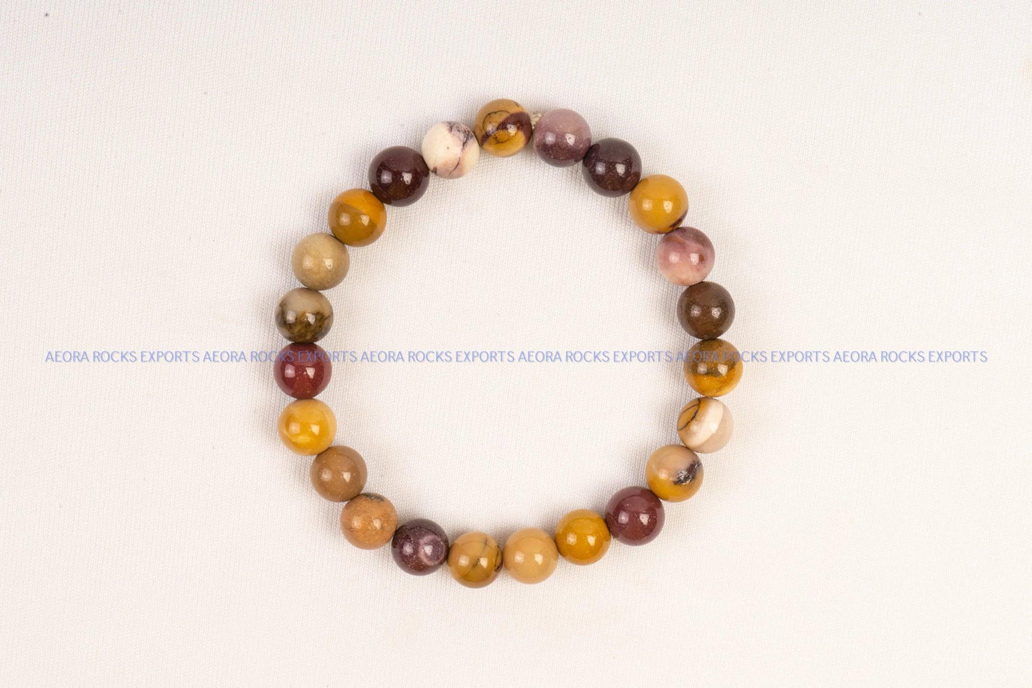 Mookaite Bead Bracelet in India - Aeora Rocks - AEORA ROCKS INDIA - Healing Crystals superstore