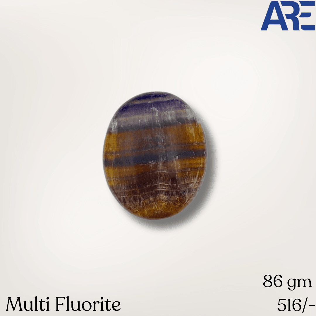 Multi Fluorite Palmstone - AEORA ROCKS INDIA - Healing Crystals superstore