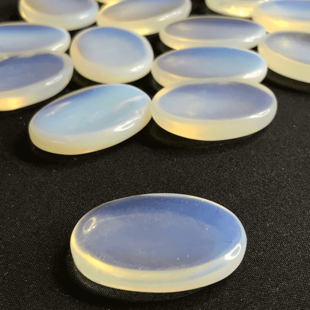 Opalite Worry Stone - AEORA ROCKS INDIA - Healing Crystals superstore