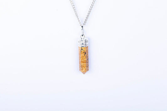 Picture Jasper Single Point Pendant - AEORA ROCKS INDIA - Healing Crystals superstore