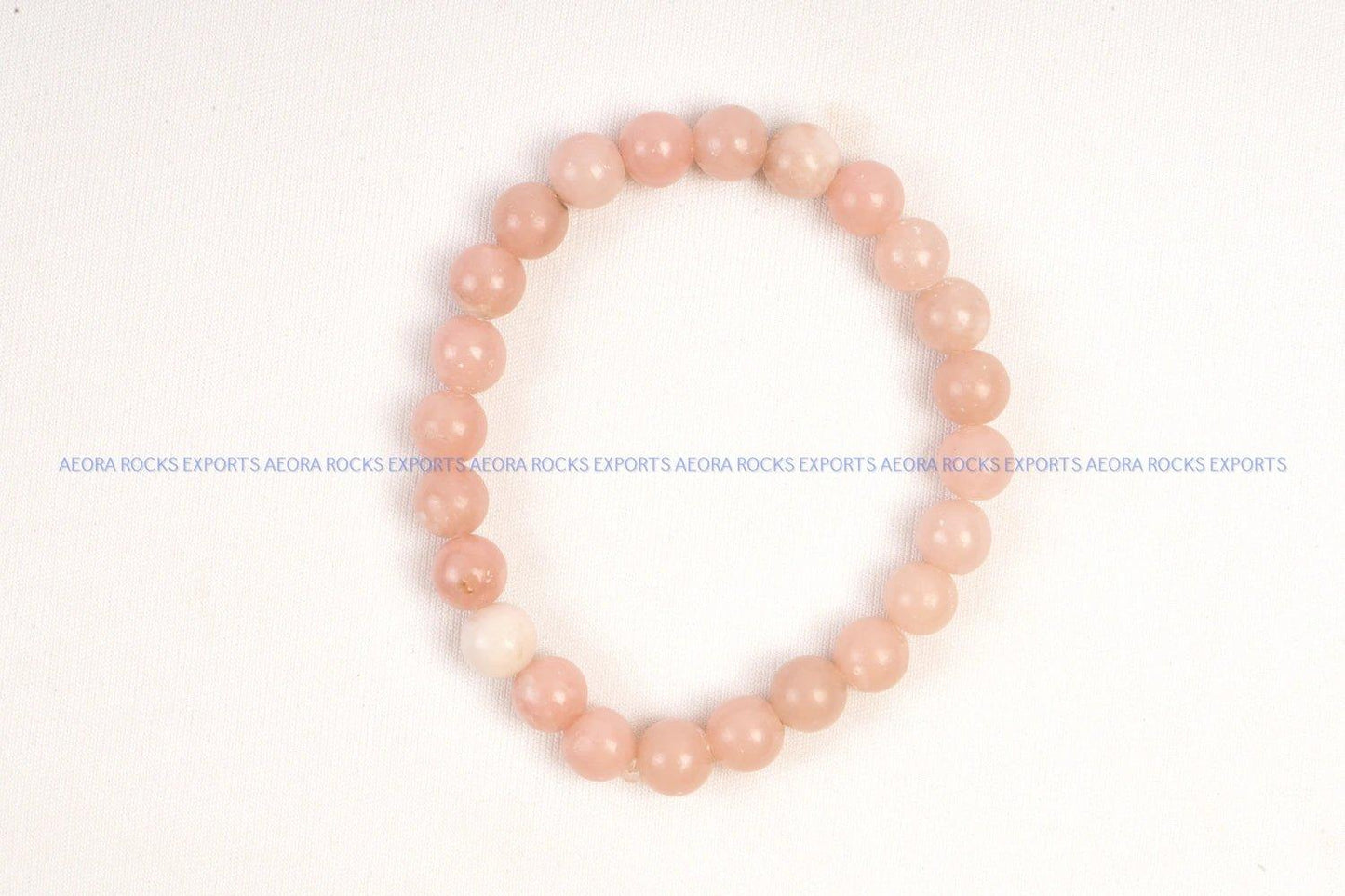 Pink Opal Bead Bracelet in India - Aeora Rocks - AEORA ROCKS INDIA - Healing Crystals superstore
