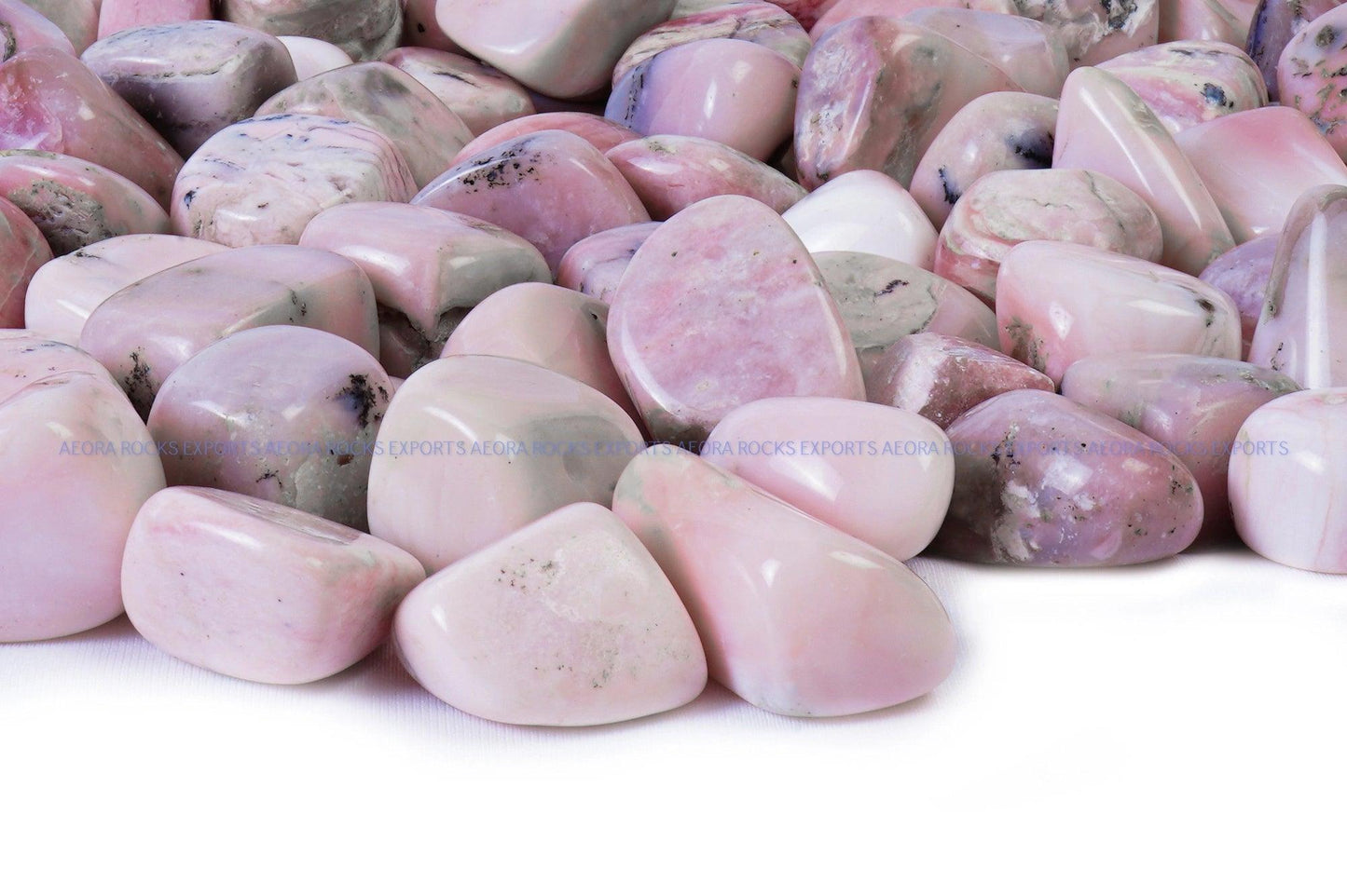 Pink Opal Tumbled Stone in India - Aeora Rocks - AEORA ROCKS INDIA - Healing Crystals superstore