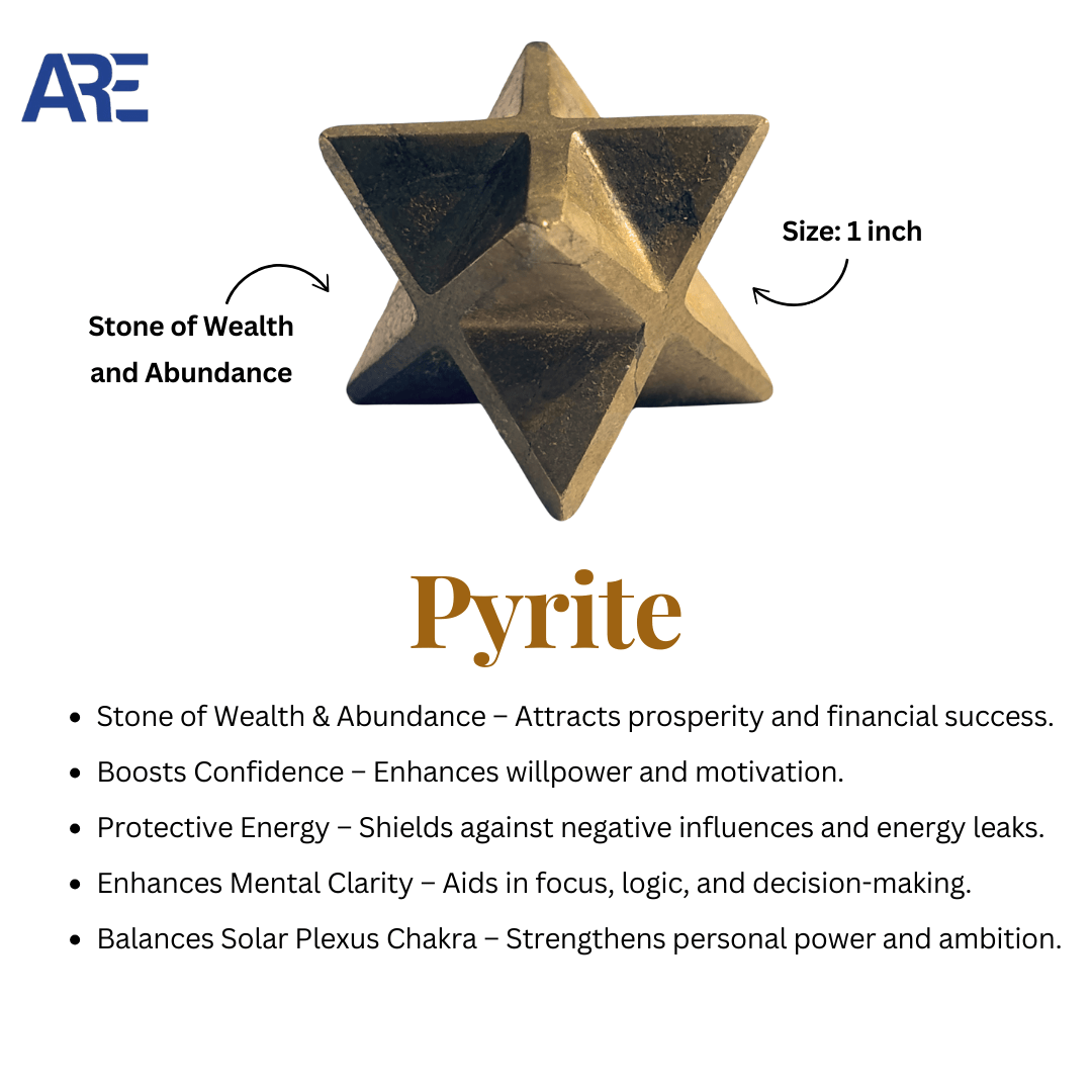 Pyrite Merkaba - AEORA ROCKS INDIA - Healing Crystals superstore