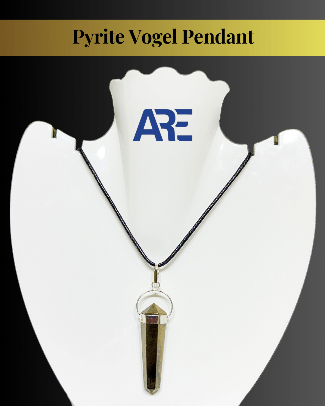 Pyrite Vogel Pendant - AEORA ROCKS INDIA - Healing Crystals superstore