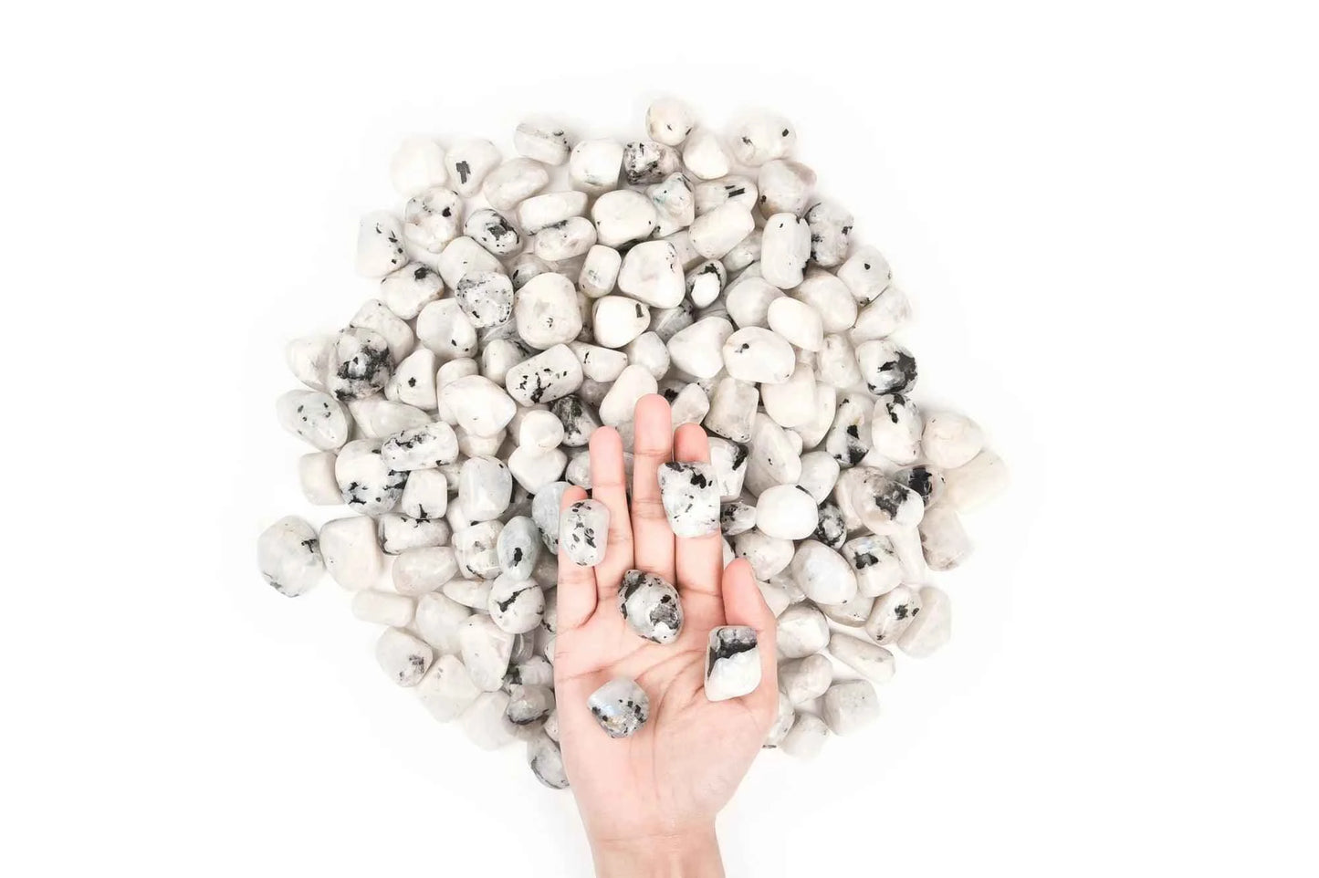 Rainbow Moonstone Tumbled Stone in India - Aeora Rocks