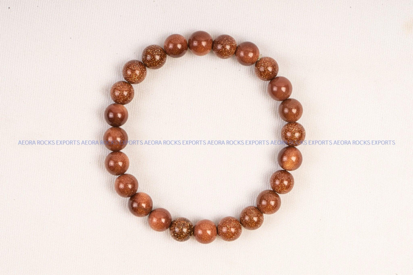 Red Goldstone Bead Bracelet in India - Aeora Rocks - AEORA ROCKS INDIA - Healing Crystals superstore