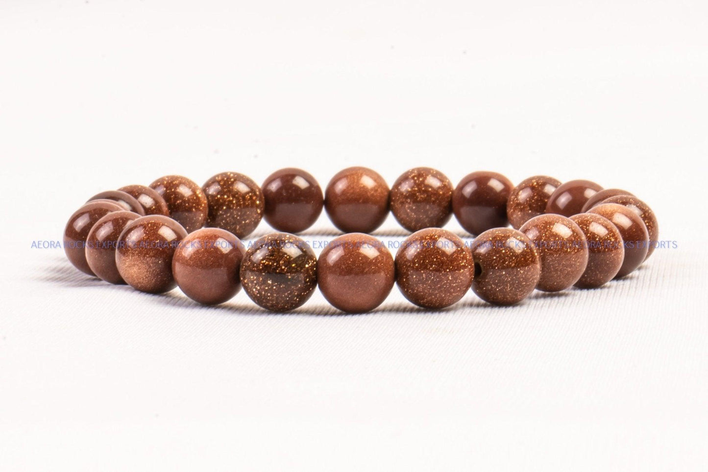 Red Goldstone Bead Bracelet in India - Aeora Rocks - AEORA ROCKS INDIA - Healing Crystals superstore