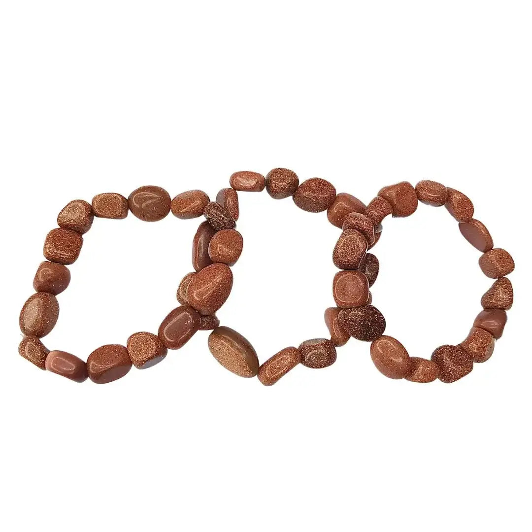 Red Goldstone Tumbled Bracelet in India - Aeora Rocks - AEORA ROCKS INDIA - Healing Crystals superstore