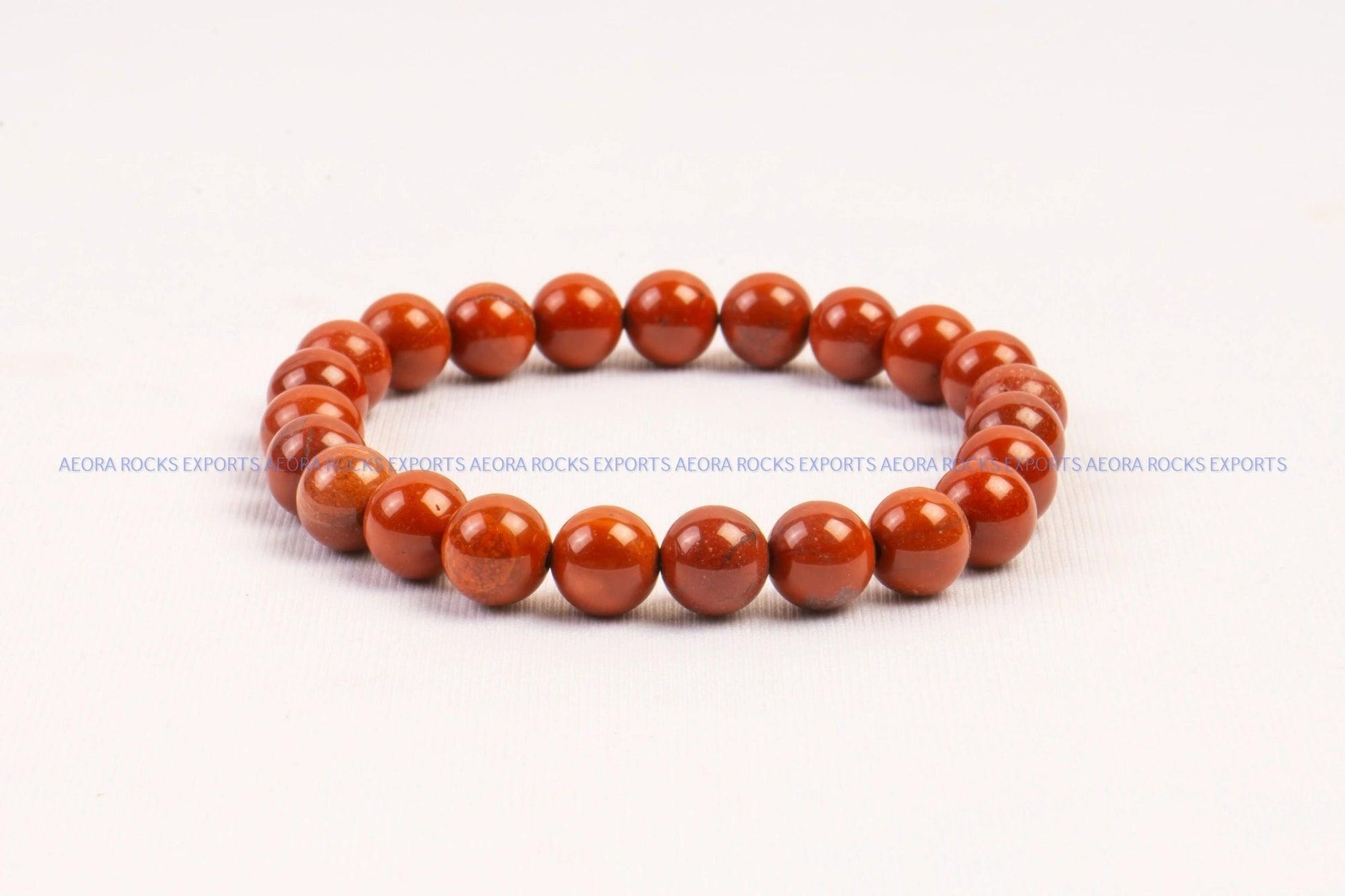 Red Jasper Bead Bracelet 8mm in India - Aeora Rocks - AEORA ROCKS INDIA - Healing Crystals superstore