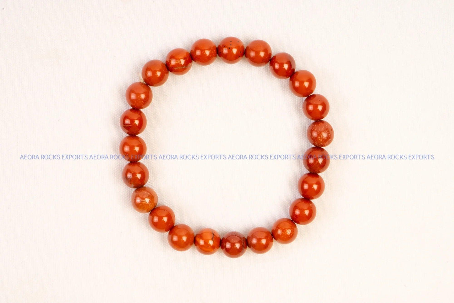 Red Jasper Bead Bracelet 8mm in India - Aeora Rocks - AEORA ROCKS INDIA - Healing Crystals superstore