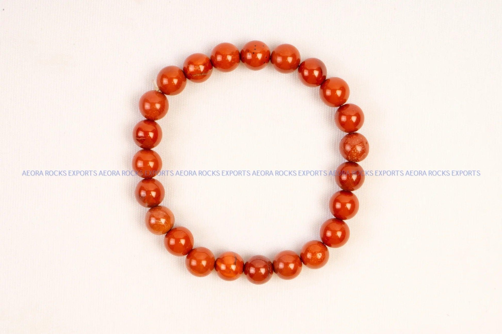 Red Jasper Bead Bracelet 8mm in India - Aeora Rocks - AEORA ROCKS INDIA - Healing Crystals superstore
