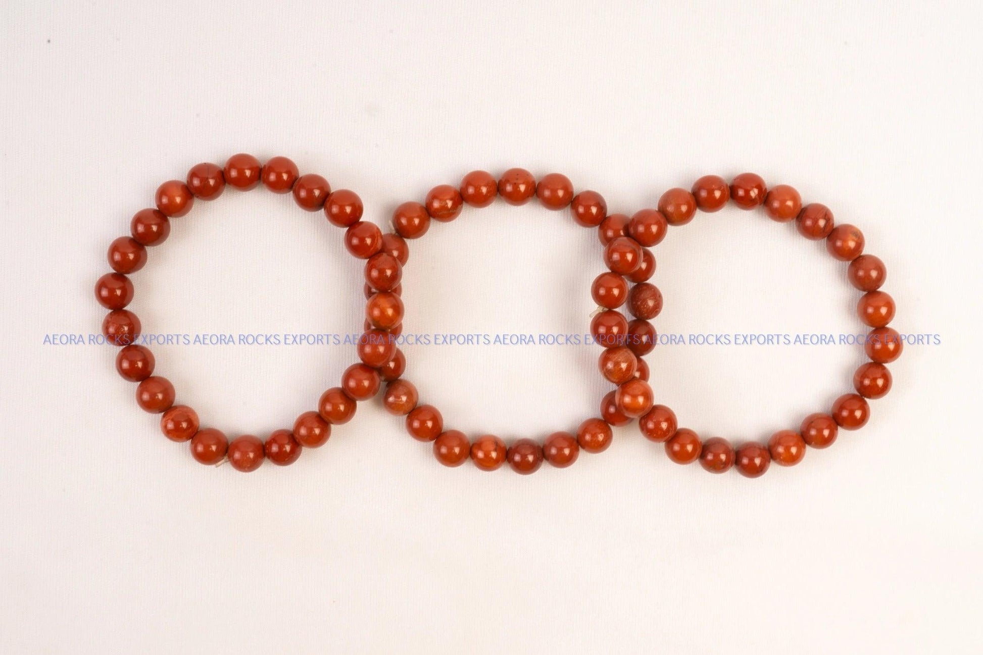 Red Jasper Bead Bracelet 8mm in India - Aeora Rocks - AEORA ROCKS INDIA - Healing Crystals superstore