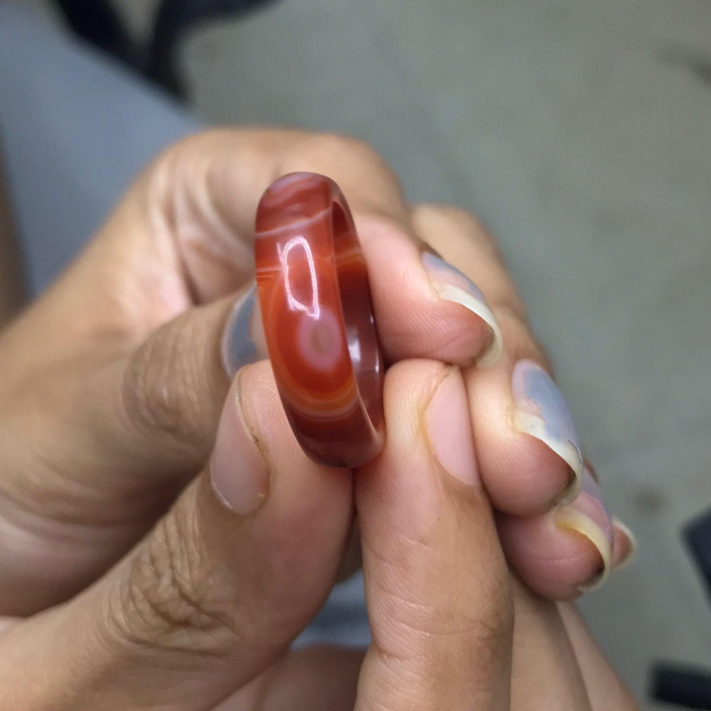 Red Sulemai Hakik (Carnelian) Ring - AEORA ROCKS INDIA - Healing Crystals superstore