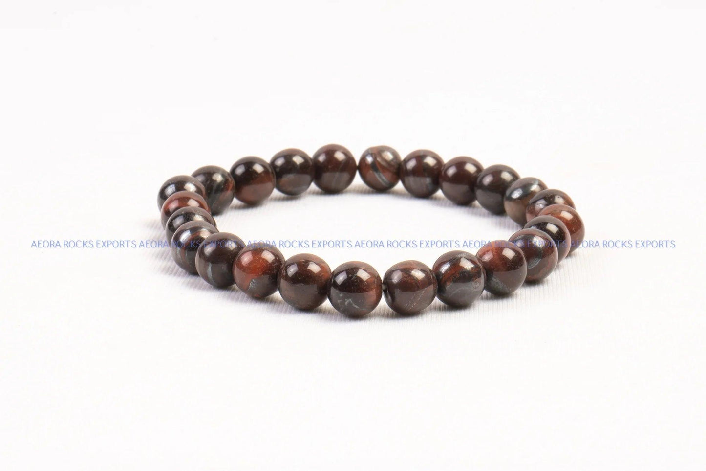 Red Tiger Eye Bead Bracelet 8mm in India - Aeora Rocks - AEORA ROCKS INDIA - Healing Crystals superstore