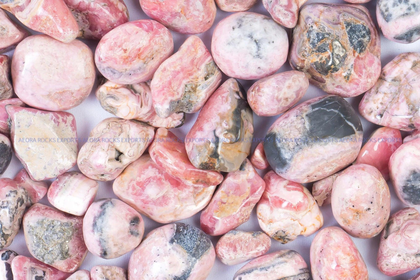 Rhodochrosite Tumbled Stone in India - Aeora Rocks - AEORA ROCKS INDIA - Healing Crystals superstore