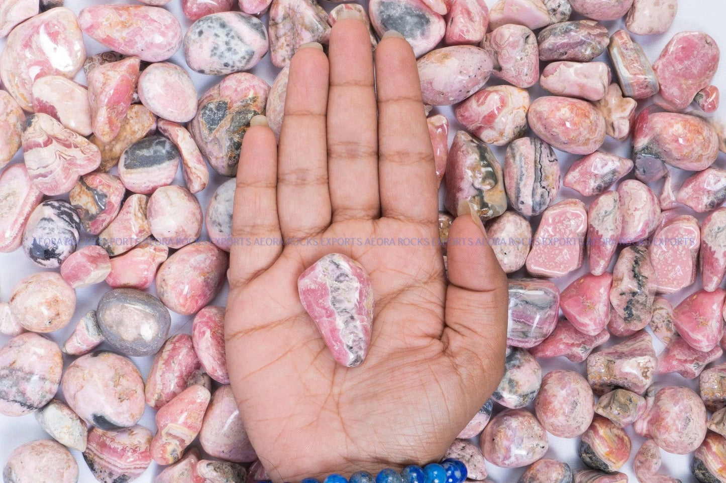 Rhodochrosite Tumbled Stone in India - Aeora Rocks - AEORA ROCKS INDIA - Healing Crystals superstore