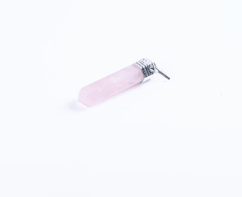 Rose Quartz Single Point Pendant - AEORA ROCKS INDIA - Healing Crystals superstore