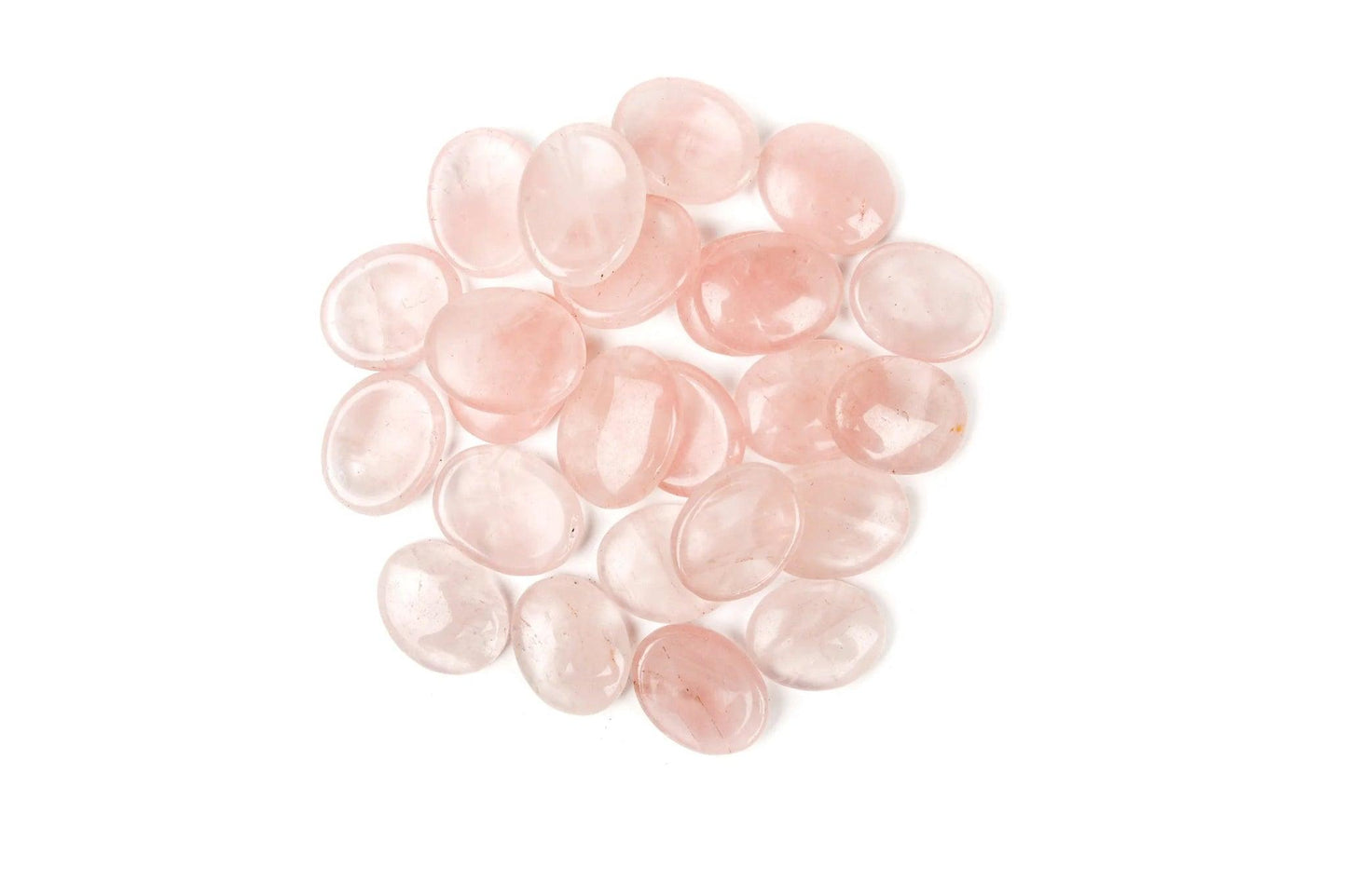 Rose Quartz Worry Stone - AEORA ROCKS INDIA - Healing Crystals superstore