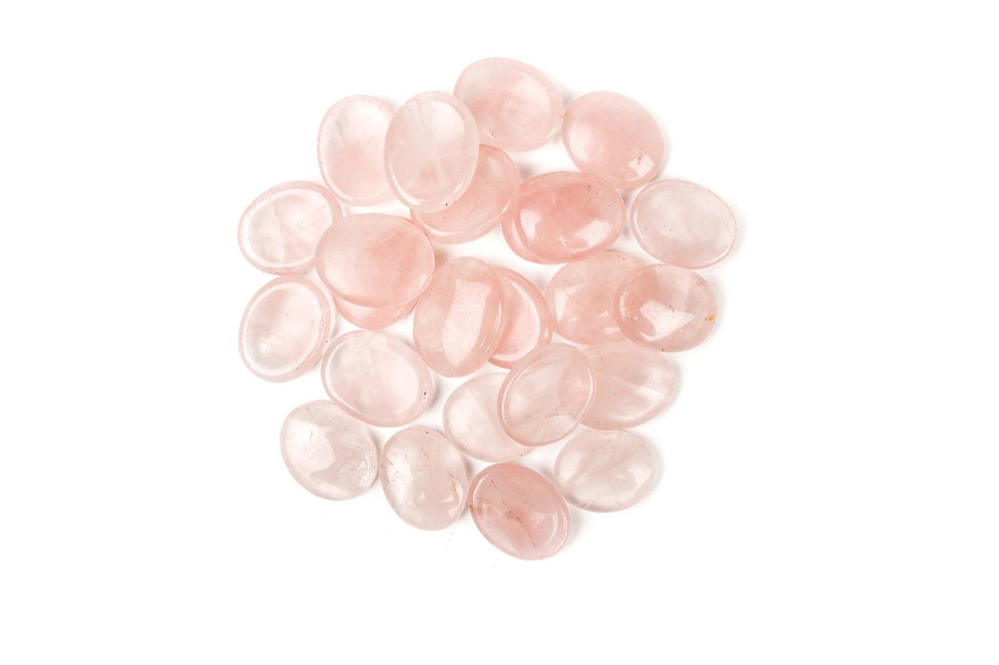 Rose Quartz Worry Stone - AEORA ROCKS INDIA - Healing Crystals superstore