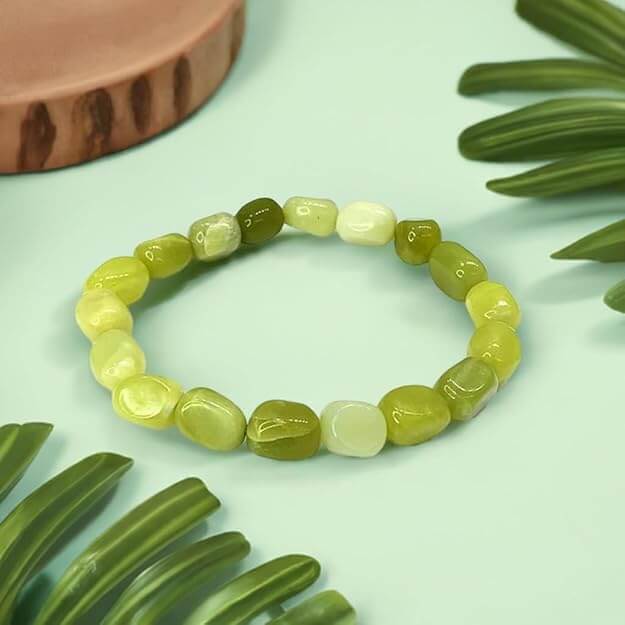Serpentine Tumbled Bracelet - AEORA ROCKS INDIA - Healing Crystals superstore