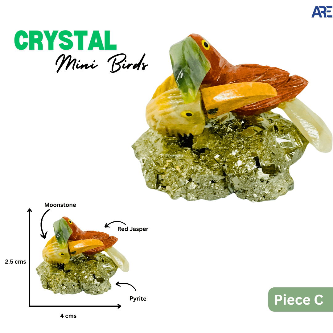 Small Crystal Birds - AEORA ROCKS INDIA - Healing Crystals superstore