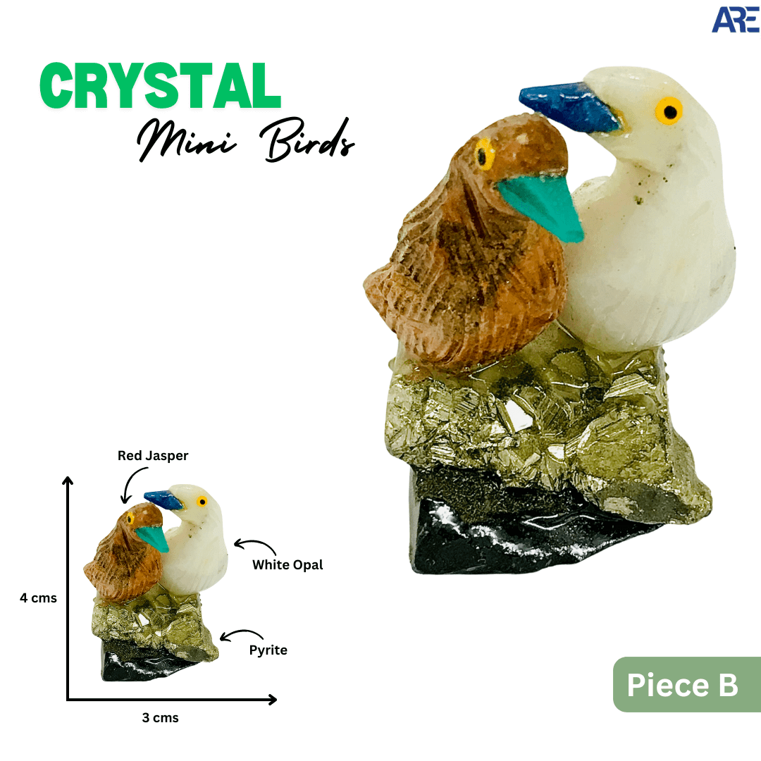 Small Crystal Birds - AEORA ROCKS INDIA - Healing Crystals superstore