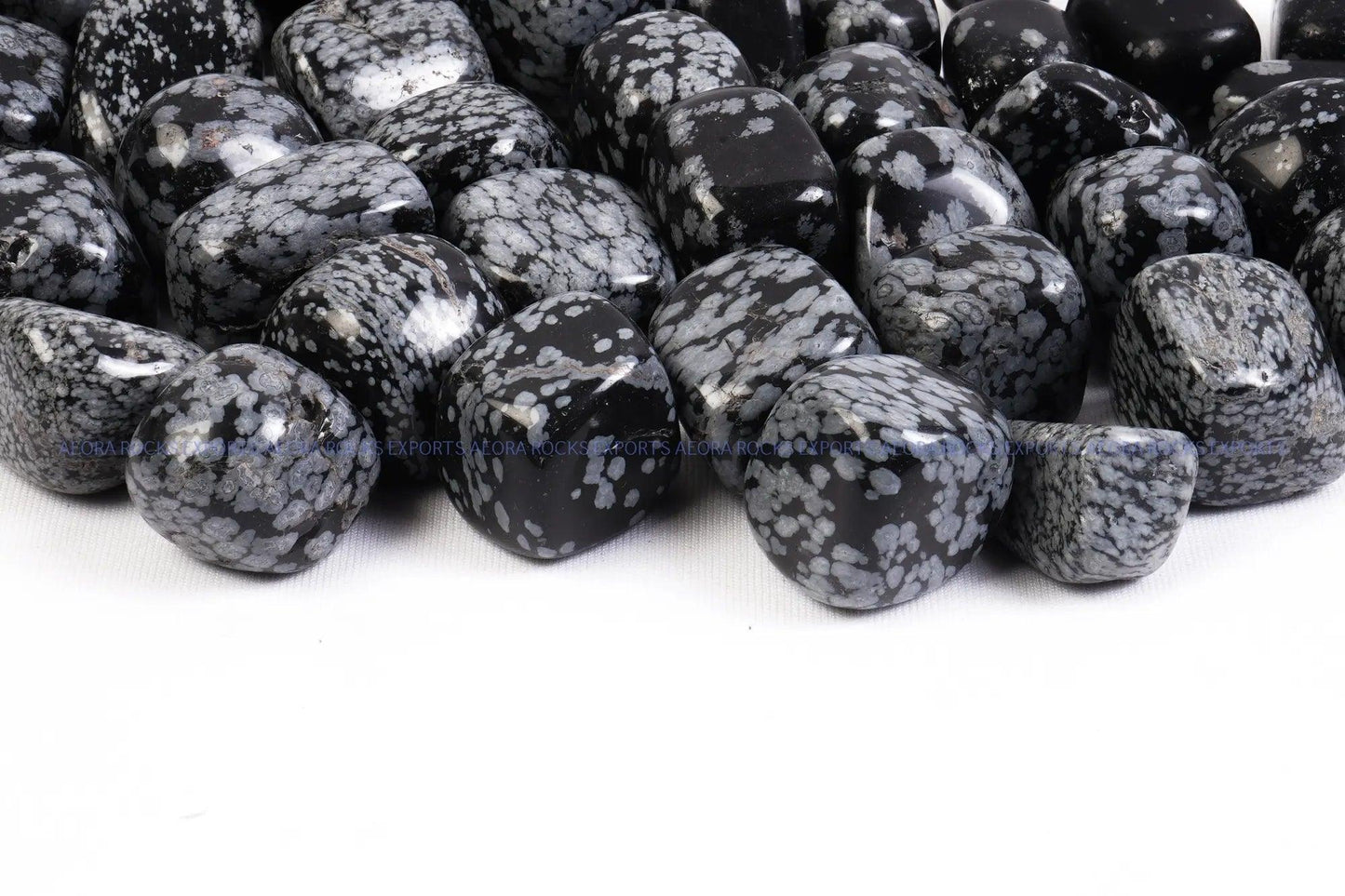 Snowflake Obsidian Tumbled stone in India - Aeora Rocks - AEORA ROCKS INDIA - Healing Crystals superstore