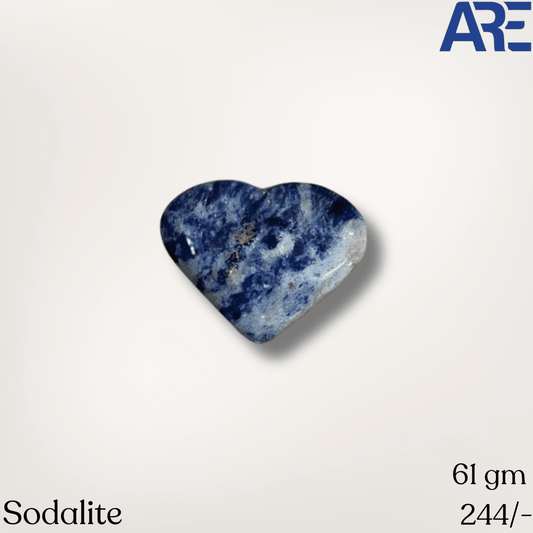Sodalite Heart - AEORA ROCKS INDIA - Healing Crystals superstore