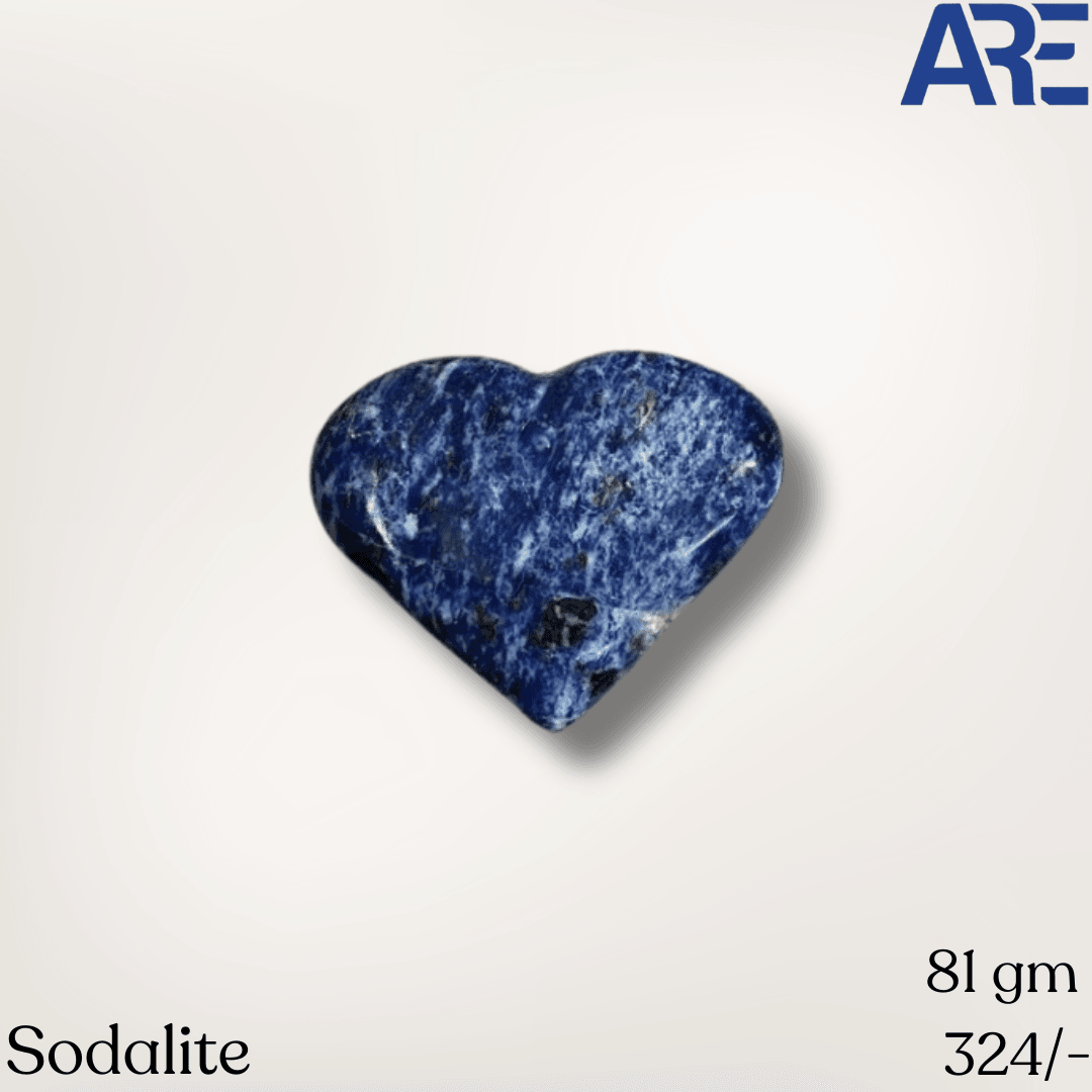 Sodalite Heart - AEORA ROCKS INDIA - Healing Crystals superstore