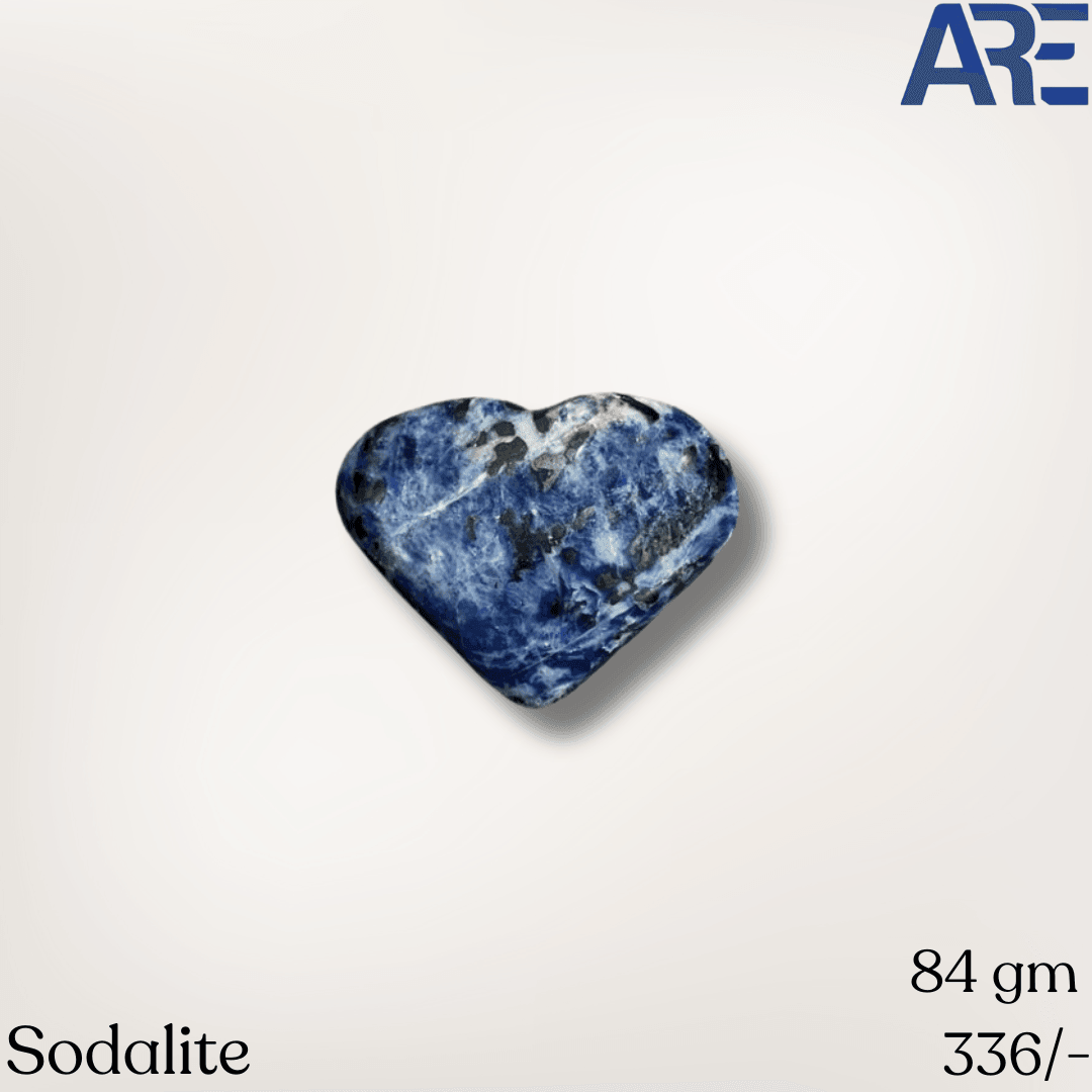 Sodalite Heart - AEORA ROCKS INDIA - Healing Crystals superstore